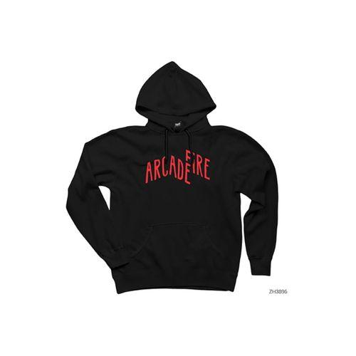 Arcade Fire Siyah Kapşonlu Sweatshirt Hoodie