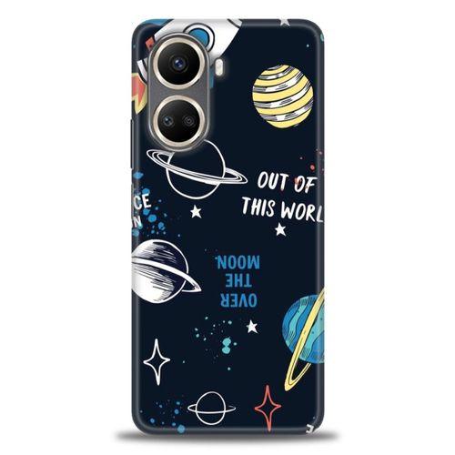 Huawei Nova 10 SE Kılıf HD Baskılı Kılıf - Space Fun + Tam Ekran Koruyucu