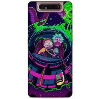 Samsung Galaxy A80 Uyumlu Kılıf Rick And Morty (30) Silicone Case Doofus Rick