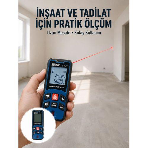 Dijital Lazer Mesafe Ölçüm Cihazı İnşaat Ve Ev Kullanımı Yeni Nesil