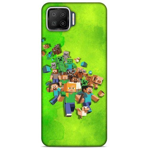 Lopard Oppo A73 Uyumlu Kılıf PiXel (28) Arka Kapak Steve Karakter