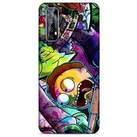 Realme 7 Uyumlu Kılıf Rick And Morty (41) Tank Kılıf Story Train Rick
