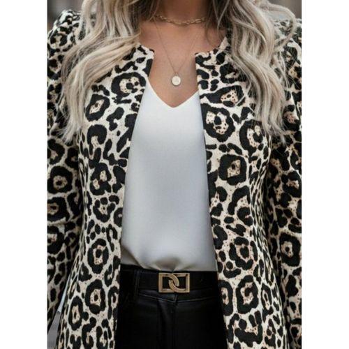 Kadın Uzun Kollu Alın Omuz önü Açık şardonlu Dalgıç Ceket