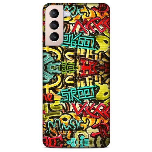 Lopard Samsung Galaxy S21 Plus Uyumlu Kılıf Graffitix (26) Tpu Silikon Kılıf