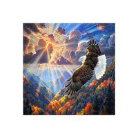 Canvas Kartal Sayılarla Boyama Seti  Rulo 50 x 65 cm