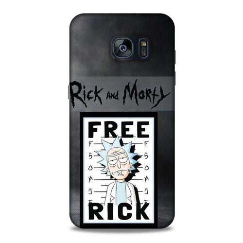 Samsung Galaxy S7 Edge Uyumlu Kılıf Rick And Morty (6) Silikon Kılıf Original Jerry