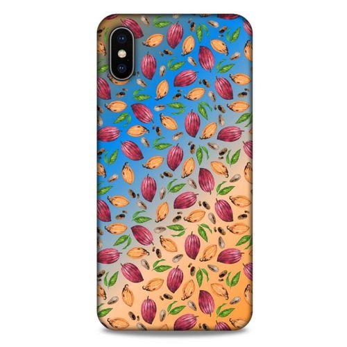 Frutix Kakao Çekirdeği 02 Apple iPhone XS Max Kılıf Desenli Silikon