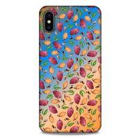 Frutix Kakao Çekirdeği 02 Apple iPhone XS Max Kılıf Desenli Silikon