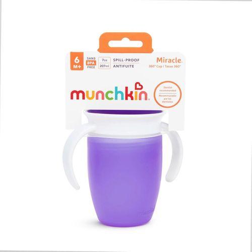 Munchkin Munchkin Mucize 360° Alıştırma Bardağı 6 Ay+ 207ml Mor