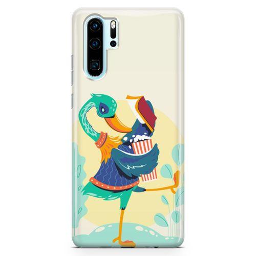 Huawei P30 Pro Kılıf Entel Ördek Arka Kapak Koruma Desenli Full Koruyucu