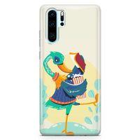 Huawei P30 Pro Kılıf Entel Ördek Arka Kapak Koruma Desenli Full Koruyucu
