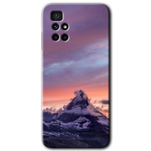 Xiaomi Redmi 10 Kılıf HD Desen Baskılı Arka Kapak + Temperli Cam - Zirve