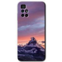 Xiaomi Redmi 10 Kılıf HD Desen Baskılı Arka Kapak + Temperli Cam - Zirve