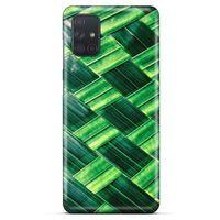 Lopard Samsung Galaxy M51 Uyumlu Kılıf Bahar (37) Silicone Cover Bambu Yaprak