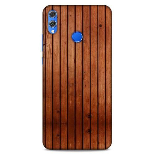 Lopard Huawei Honor 8x Uyumlu Kılıf Wood'X (12) Koruyucu Silikon Desenli