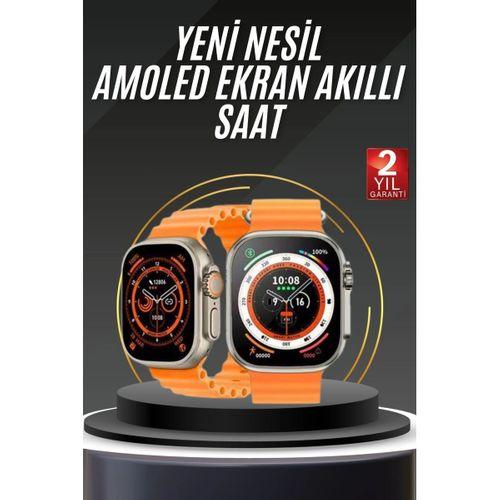 Akıllı Saat Android Ve İos Uyumlu 49 Mm Nfc Özelliği Gps Takibi