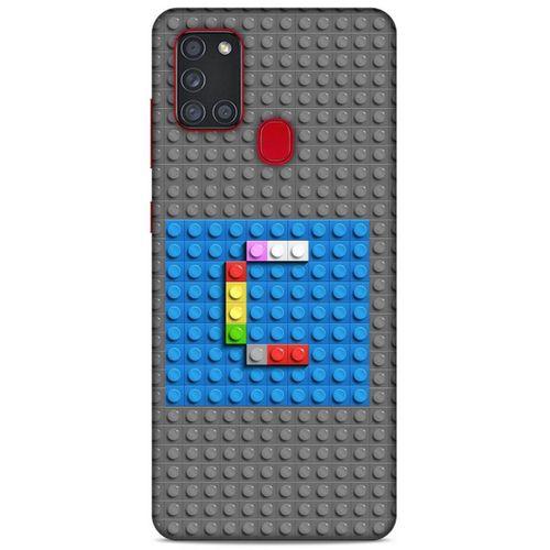 Lopard Samsung Galaxy A21s Uyumlu Kılıf BloX (13) Silikon Kap C Harfi