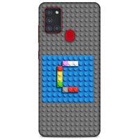 Lopard Samsung Galaxy A21s Uyumlu Kılıf BloX (13) Silikon Kap C Harfi