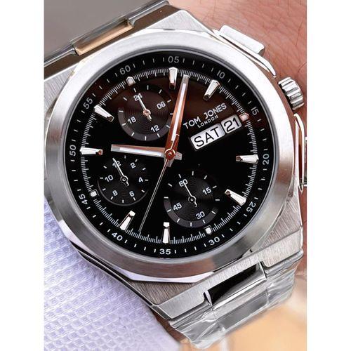Tom Jones Bileklik Hediyeli Çelik Kordon 3 Atm Suya Dayanıklı 2 Yıl Garantili Erkek Kol Saati 10046.2