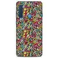 Graffitix (46) Desenli Silikon Kapak Samsung Galaxy A9 2018 Kılıf