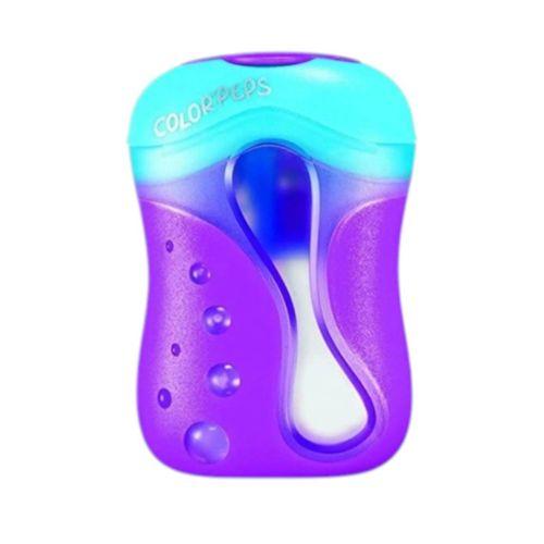 MAPED COLOR PEPS ÇİFT DELİKLİ ÇİFT RENKLİ KALEMTRAŞ ( Mavi / Mor )