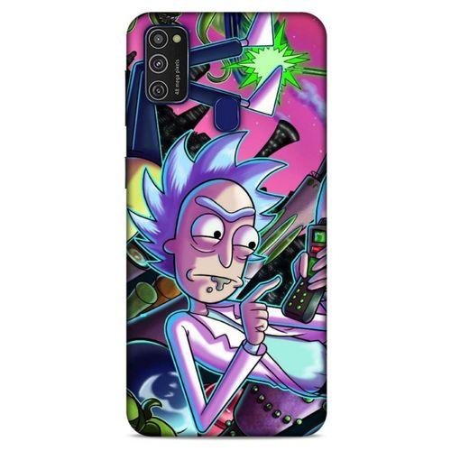 Samsung Galaxy M21 Uyumlu Kılıf Rick And Morty (20) Koruyucu Kılıf MC Haps