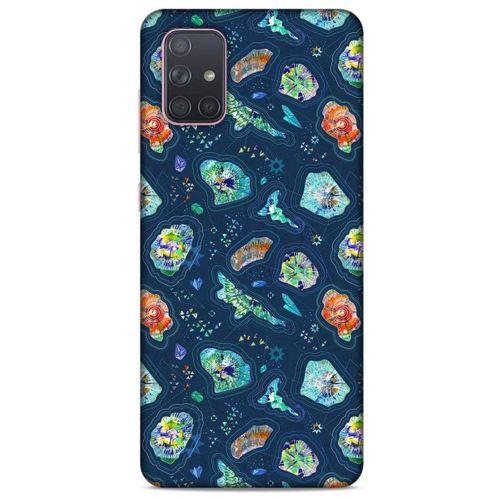 Samsung Galaxy A71 Kılıf Baskılı Özel Seri Taşlı (45) Liquid Air Kılıf