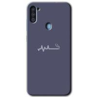 Samsung Galaxy A11 Kılıf Baskılı Kapak - Sigara Zararlıdır + 5D Tam Kaplayan Cam