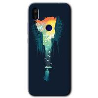 Xiaomi Redmi Note 7 Kılıf HD Desen Baskılı Arka Kapak - City Bird Sky