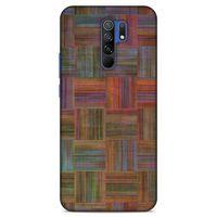 Lopard Xiaomi Redmi 9 Uyumlu Kılıf Wood'X (48) Bumper Kılıf Desenli