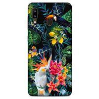 Samsung Galaxy A20 Uyumlu Kılıf Yeşil Delisi (31) TPU Kılıf Kuşkonmaz yeşili
