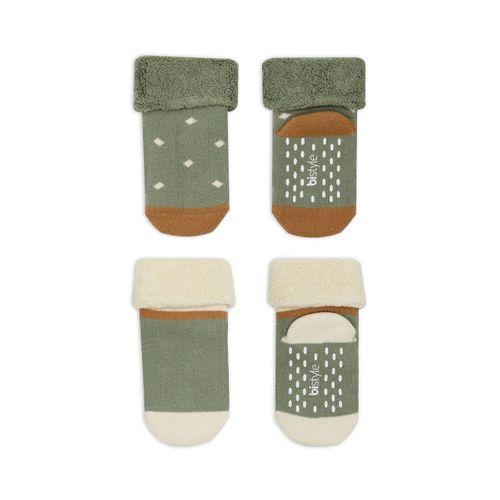 Bi̇style 2'li Havlu Soket Kaymaz Point Gi̇rl 10505 Nil