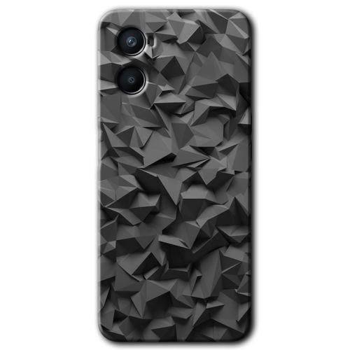 Oppo Reno 3 Kılıf Baskılı Kapak - Dark Broke + 5D Tam Kaplayan Cam