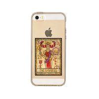 iPhone 5 The Empress Desenli Premium Şeffaf Silikon Kılıf