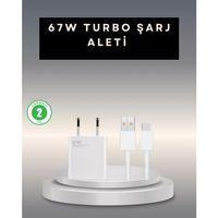 67 Watt Type C Şarj Adaptörü Poco X3 X4 X5 Pro Uyumlu