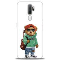 Oppo A9 2020 Kılıf HD Baskılı Kılıf - Teddy Bear + Tam Ekran Koruyucu