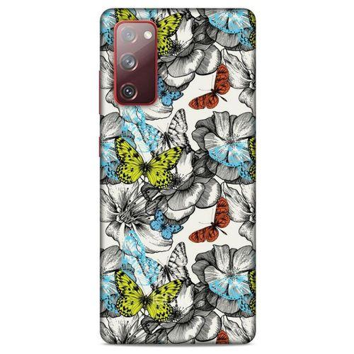 Samsung Galaxy S20 Fe Kılıf Kelebek Etkisi (22) Tam Koruma Kılıfı Cam Göbeği