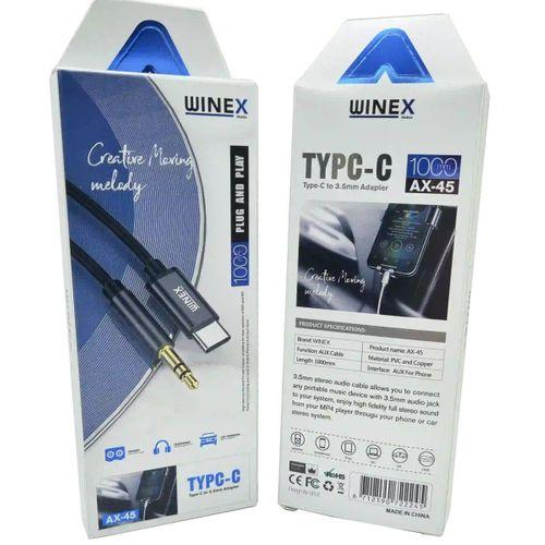 Winex AX-45 Type-C to 3.5mm AUX Dönüştürücü Kablo – 100cm