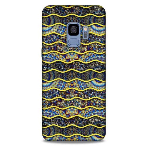 Samsung Galaxy S9 Kılıf Baskılı Özel Seri Taşlı (39) Liquid Crystal Kılıf