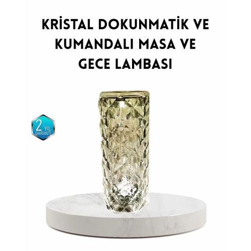 Kristal Rgb Led Masa Lambası – Renkli Kumandalı Işık, Dekoratif Ve Enerji Tasarruflu