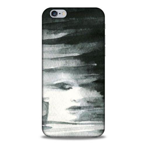Apple Iphone 6 Kılıf Depresyon (13) Silikon Kap Mor Turuncu