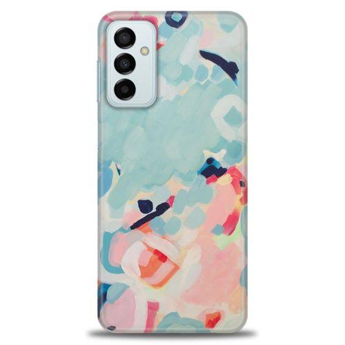 Samsung Galaxy M23 Kılıf HD Baskılı Kılıf - Mavi + Tam Ekran Koruyucu