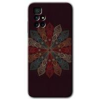 Potkal Hediye Fabrikası Xiaomi Redmi 10 Kılıf HD Desen Baskılı Arka Kapak - Mandala Flower Wal