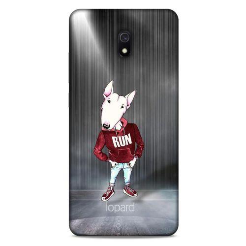 Xiaomi Redmi 8A Kılıf FunnyMaX (41) Tank Kılıf Gri Bull Teriyer