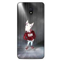 Xiaomi Redmi 8A Kılıf FunnyMaX (41) Tank Kılıf Gri Bull Teriyer