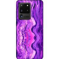 Mermer Mor Xiaomi Redmi Note 9S Kılıf