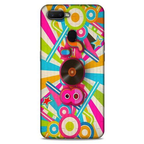 Retro (46) Desen Core Armor Kılıf Renkli Oppo Ax7 Kılıf