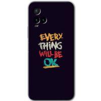 MRCİLETİSİM Vivo Y21s Kılıf HD Desen Baskılı Arka Kapak+Temperli Cam - Everything