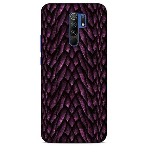 Xiaomi Redmi 9 Kılıf Dragons (7) Telefon Kılıfı Ejderha Skin Bordo