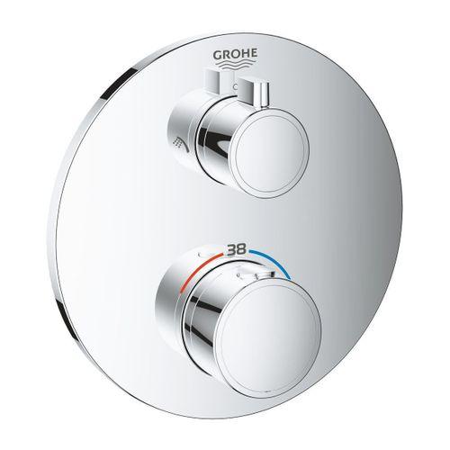 Grohe Grohtherm Termostatik Banyo Duş Bataryası 2 Çıkışlı Divertörlü 24076000